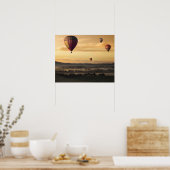 Poster Majestic Hot Air Balloons (Cuisine)