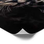 Poster Majestic Jaguar Staring - réaliste 4K Wildlife Po (Coin)