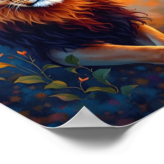 Poster Majestic Lion (Coin)