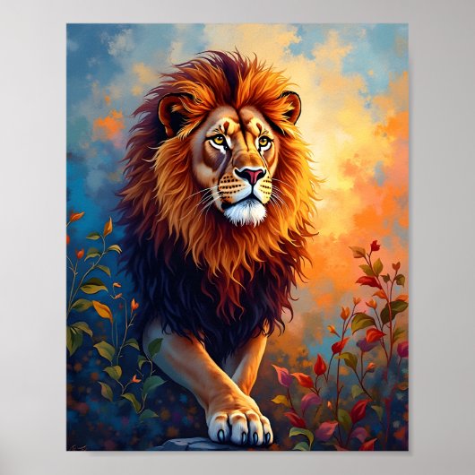 Poster Majestic Lion (Devant)