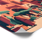 Poster Majestic Marrakech City Élégance 4K Vues (Coin)