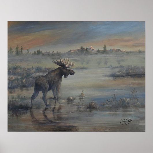 Poster Majestic Moose (Devant)