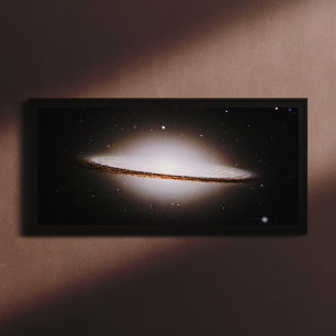 Poster Majestic Sombrero Galaxy Hubble Telescope 2004