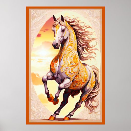 Poster Majestic Stallion, (Devant)