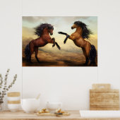 Poster Majestic Stallions (Cuisine)