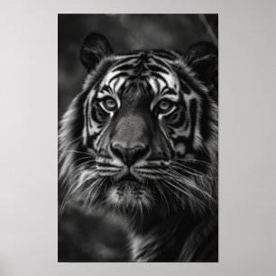 Poster Majestic Tiger Portrait Art