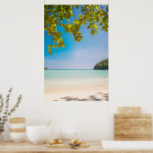 Poster Majestic Tropical Beach Photo - Îles Surin (Cuisine)