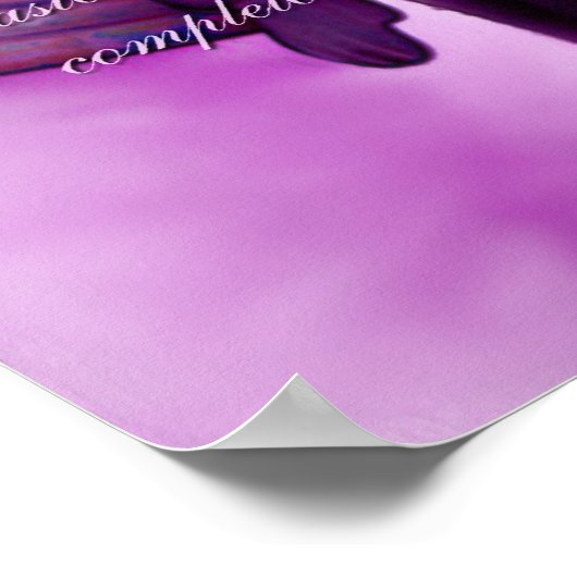 Poster Majestic Violet Angle Avec Dire (Coin)