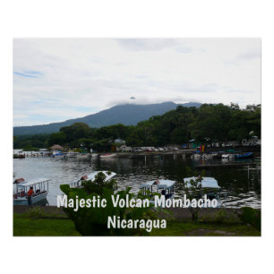 Poster Majestic Volcan Mombacho - Grenade, Nicaragua
