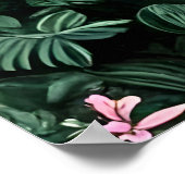 Poster Majestic White Lily in Enchanted Jungle Art (Coin)