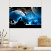 Poster Majestic Wolf (Cuisine)