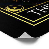 Poster Majeure Arcana La Magicienne Carte Tarot (Coin)