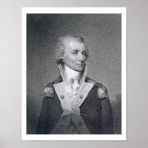 Poster Major-général Thomas Sumter (1734-1832) gravé par