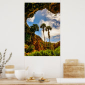 Poster Makauwahi Cave Palm Trees, Kauai, Hawaii (Cuisine)