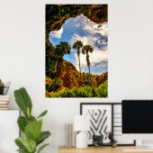 Poster Makauwahi Cave Palm Trees, Kauai, Hawaii (Bureau à domicile)