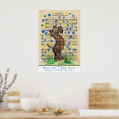 Poster "Make Art" 1 (Cuisine)