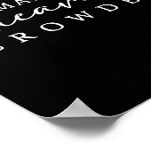 Poster Make Heaven Crowded Christian Faith Insrational Qu (Coin)