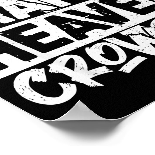 Poster Make Heaven Crowded Cross - Minimalist Christian R (Coin)