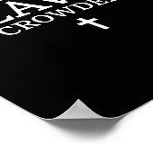 Poster Make Heaven Crowded Cross - Minimalist Christian R (Coin)