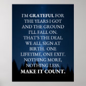 Poster Make It Count! (Devant)