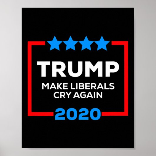 Poster Make Liberals Cry Again Funny Pro Trump 4th Of Jul (Devant)