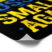 Poster Make Russia Small Again – Funny Ukraine-inspired S (Coin)