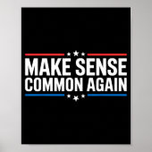Poster Make Sense Common Again  (Devant)