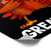 Poster Make Thanksgiving Great Again Dabbing Turkey Trump (Coin)