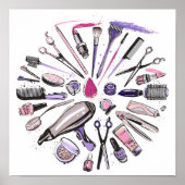 Poster Makeup circle design (Devant)