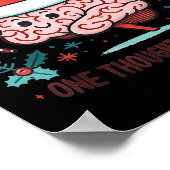 Poster Making Srits Bright Funny Brain Christmas Mental H (Coin)