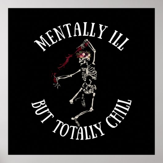 Poster Mal, mais totalement cool citations drôles (Devant)