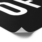 Poster Malade Des Gens Drôle Citation (Coin)