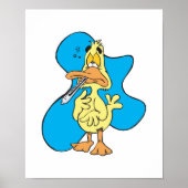 Poster malade petit canard (Devant)