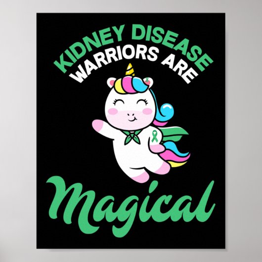 Poster Maladie guerrier Magique Unicorne Connaissance du  (Devant)