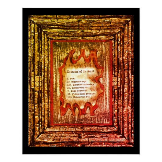 Poster Maladies de l'âme (Devant)