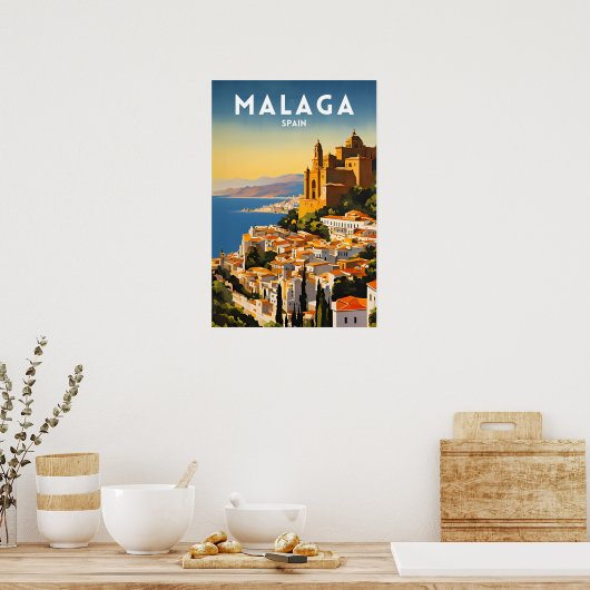 Poster Malaga (Cuisine)