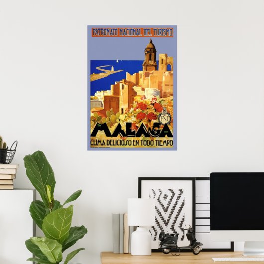 POSTER MALAGA (Bureau à domicile)