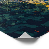 Poster Malaga - Le soleil, la mer et le charme espagnol (Coin)