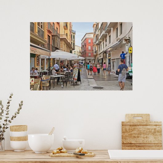 Poster Malaga. n° 23. (Cuisine)