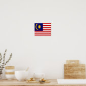 Poster Malaisie - Flag (Cuisine)