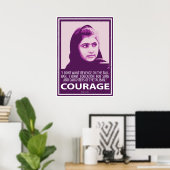 Poster Malala - Photo de Courage (série violet) (Bureau à domicile)