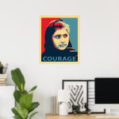 Poster Malala Yousafzai - Une photo du courage (Bureau à domicile)