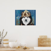 Poster Malamute d'Alaska (Cuisine)