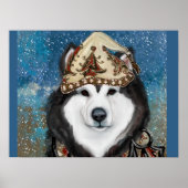 Poster Malamute d'Alaska (Devant)
