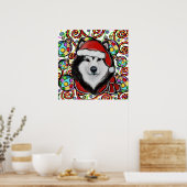 Poster Malamute d'Alaska (Cuisine)