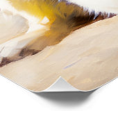 Poster Malamute d'Alaska sur la plage, cadeau d'été (Coin)