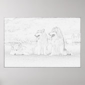 Poster Malamutes d'Alaska (Devant)