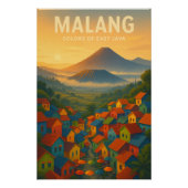 Poster « MALANG – Couleurs de Java oriental » (Devant)