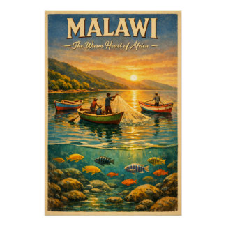 Poster MALAWI – The Warm Heart of Africa