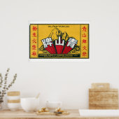 Poster Malaysian Mountain - Matchbox Print - Aesthetic (Cuisine)
